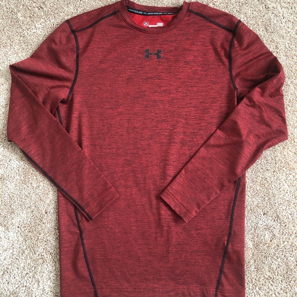 Under Armour Other - Under Armour Red Compression Long Sleeve shirt